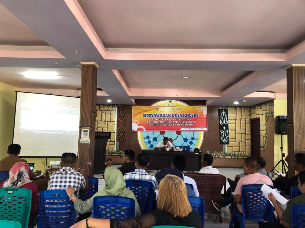 Musdes Khusus Pembahasan Sasaran KPM BLT Desa tahun 2024